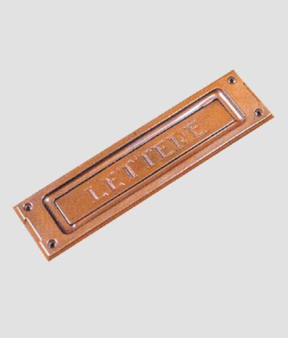 PLACCA BUCA LETTERE VULCANIA