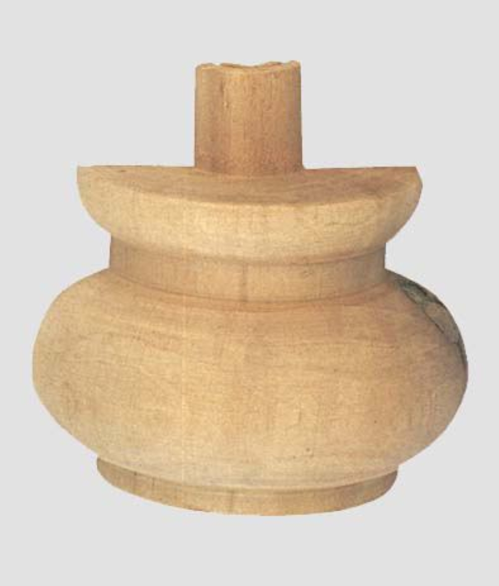 PIEDE LEGNO CON SPINA