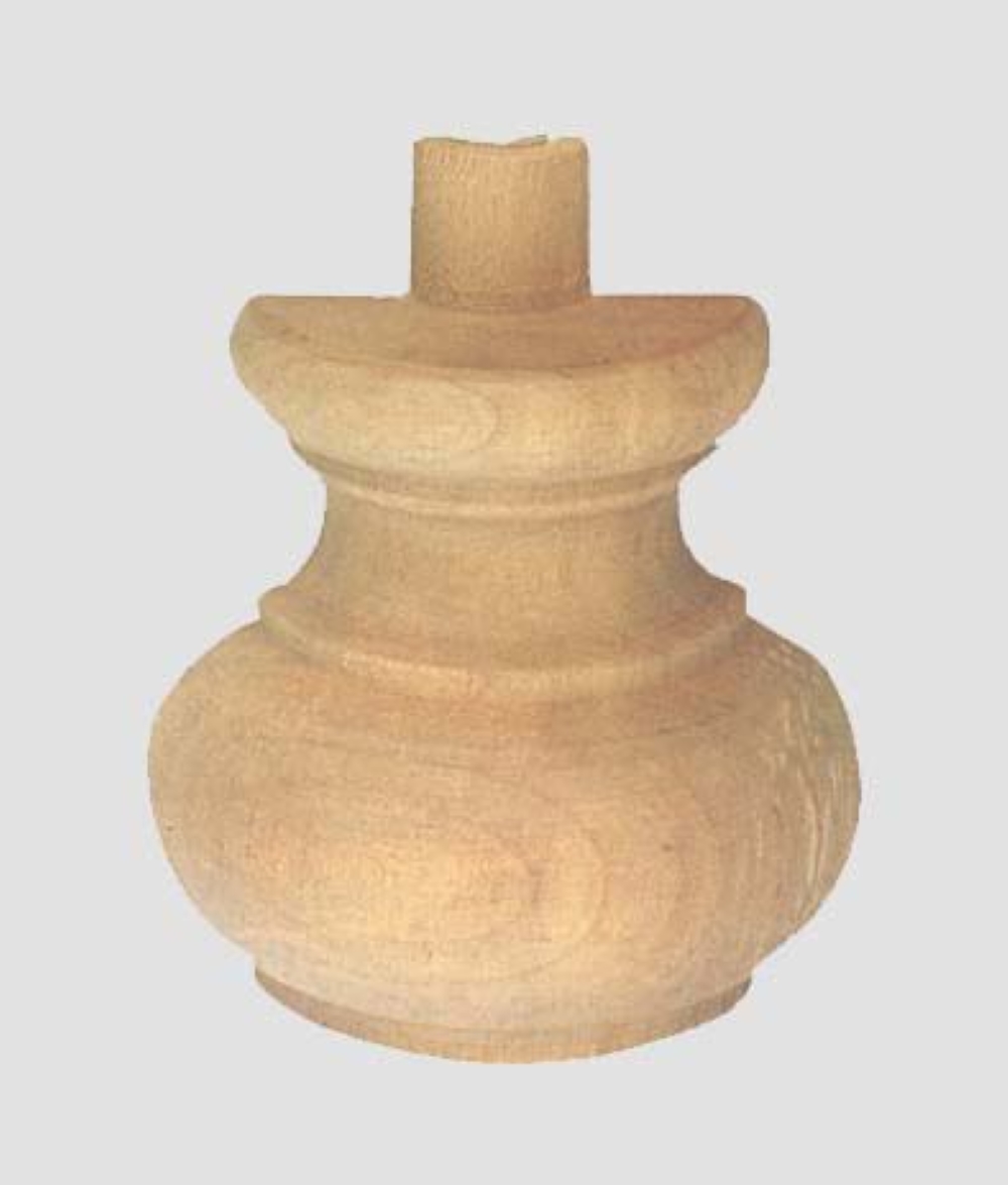 PIEDE LEGNO CON SPINA