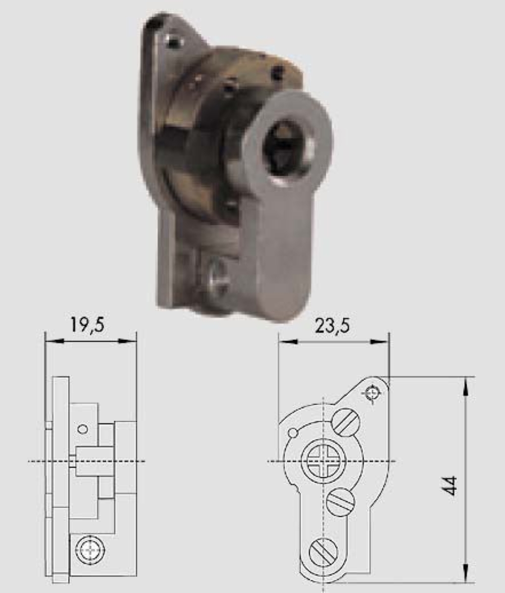 CILINDRO CON CHIAVE A SPILLO STANDARD CISA 02400