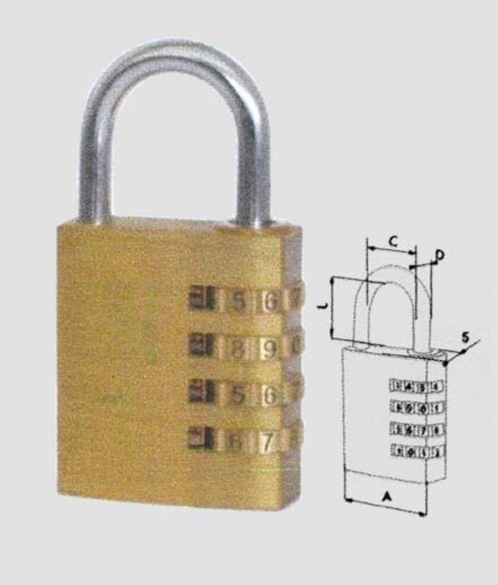 LUCCHETTO LOGO COMBINAZIONE CISA 21190