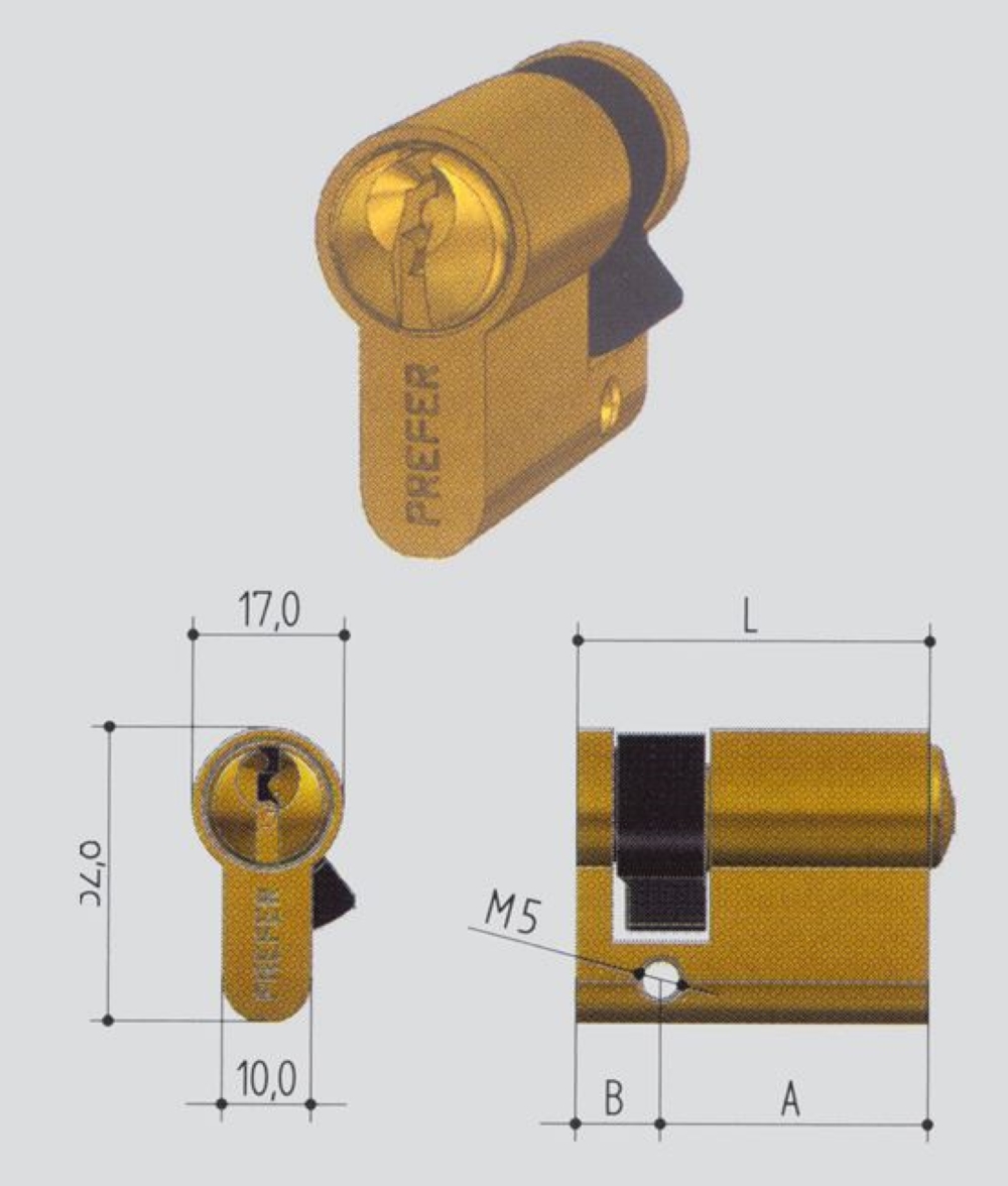 CILINDRO PREFER SAGOMATO A.6A00