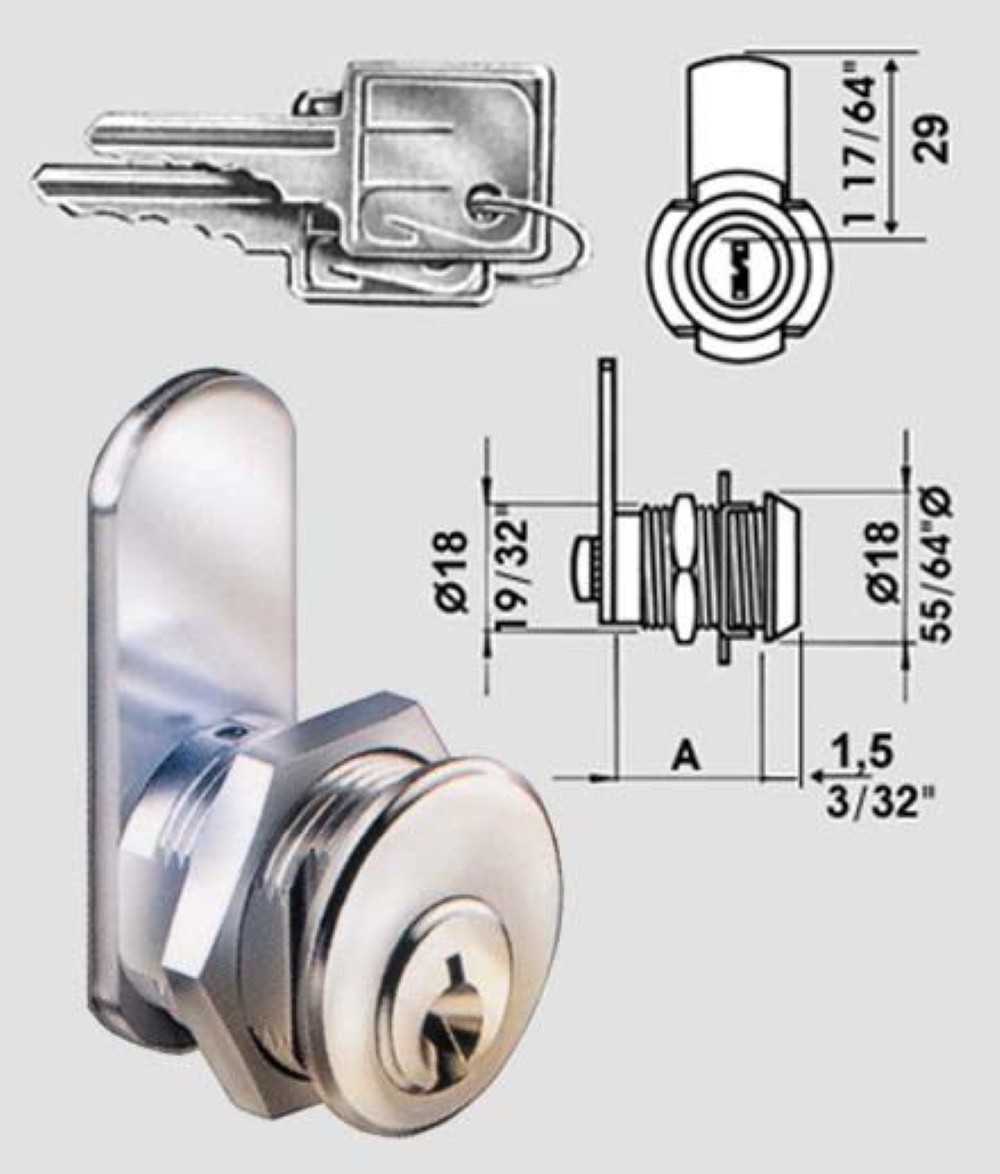 CILINDRETTO UNIVERSALE MERONI A.2B64N