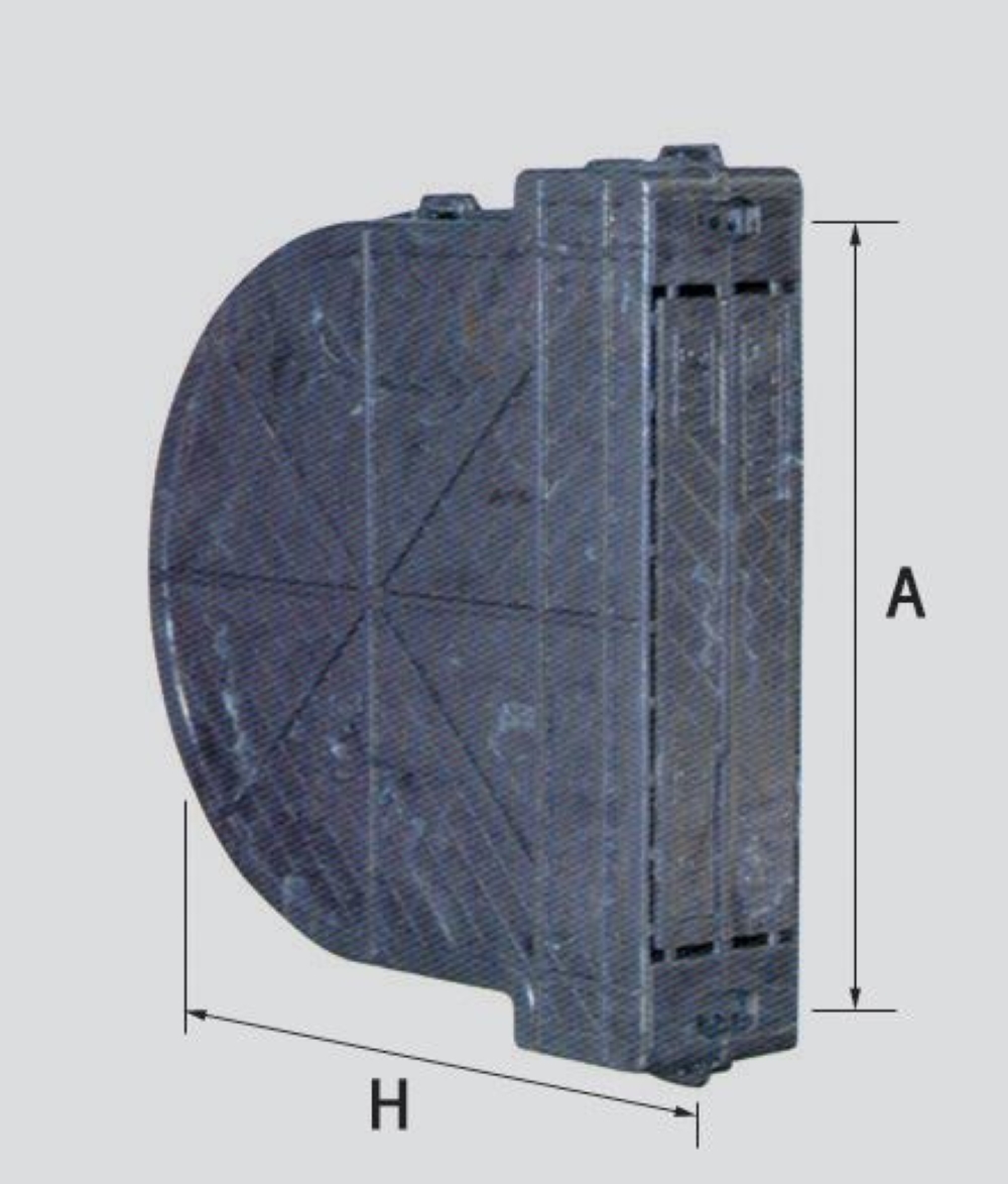 CASSETTA PLASTICA PER AVVOLGIBILE A.1040