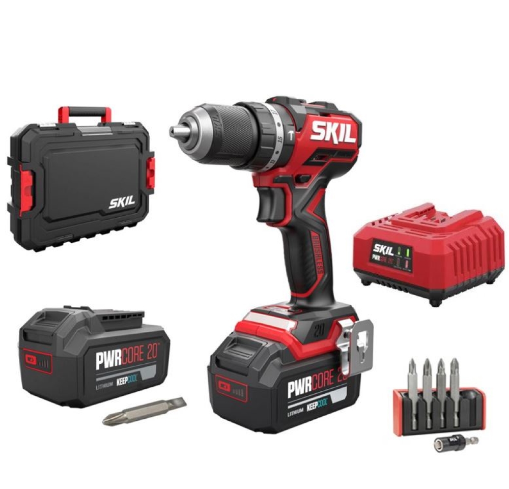 TRAPANO PERCUSSIONE COMPACT 20V SKIL  3075 2X4AH