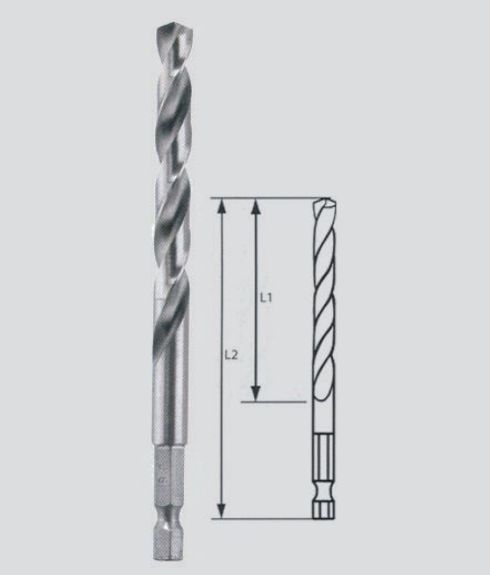 PUNTA PER FORARE METALLO IMPACT CONTROL HSS BOSCH