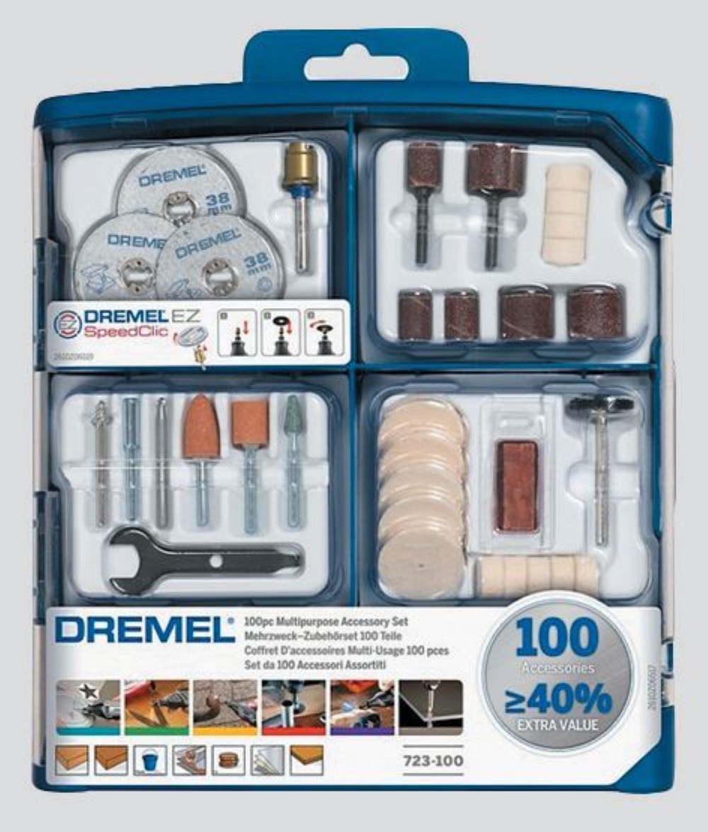SET ACCESSORI MULTIUSO DREMEL 100