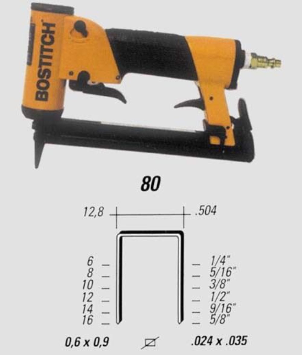 CUCITRICE PNEUMATICA STANLEY/BOSTITCH SUPERTACKER TU-216-80E