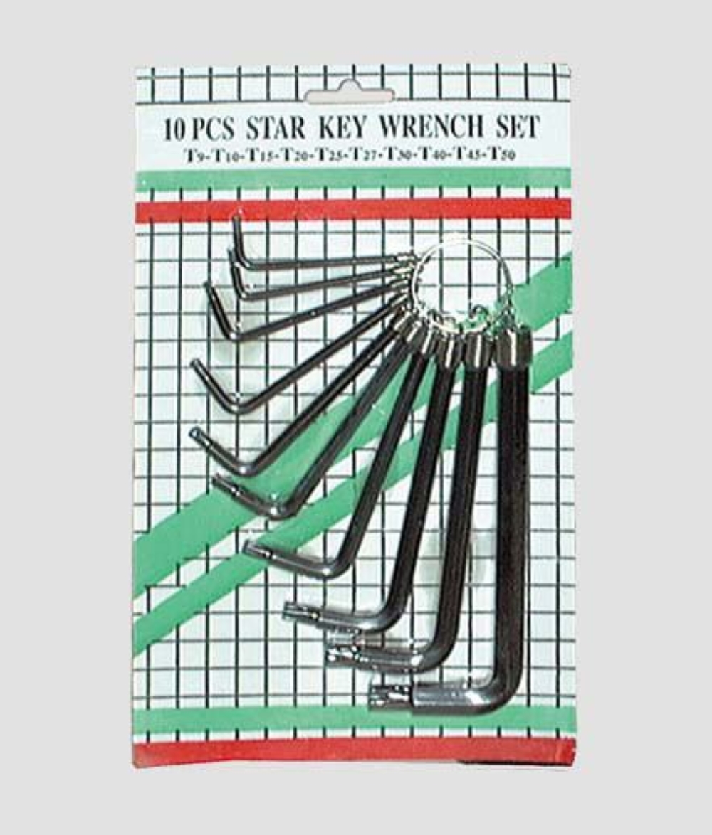 CHIAVE TORX T9-T50 CON ANELLO