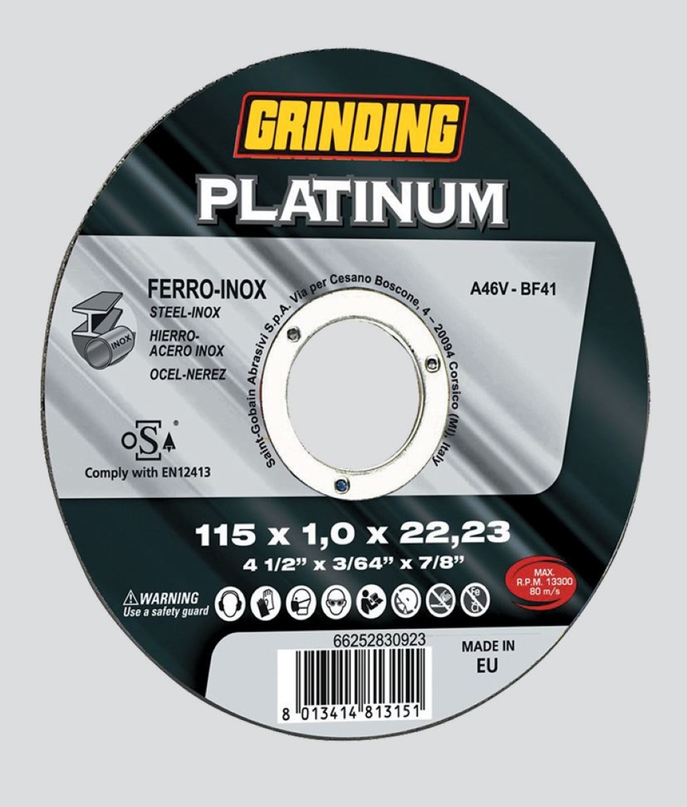 DISCO ABRASIVO GRINDING PIANO PLATINUM