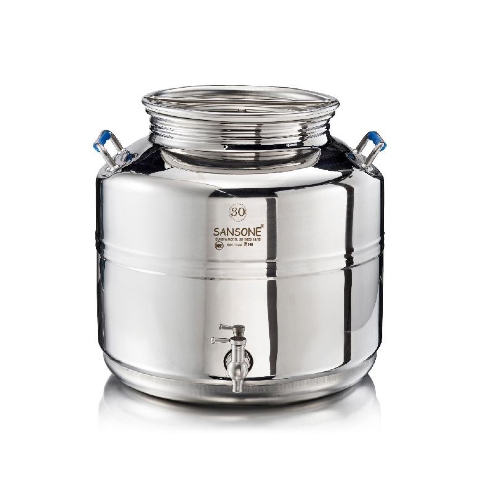 FUSTO OLIO INOX 18/10 SANSONE MODELLO EUROPA SALDATO TIG