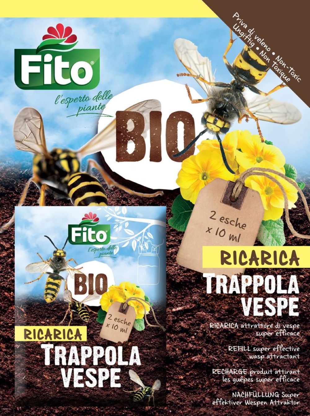 FITO BIO ESCA RICARICA PER TRAPPOLA VESPE