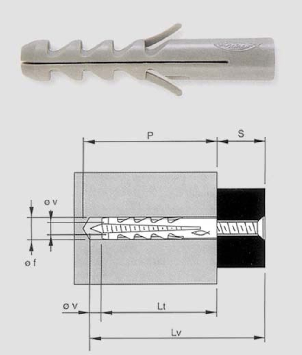 FISCHER S  4 TASSELLO CF.100PZ.