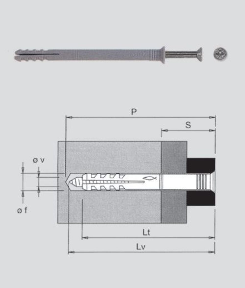 FISCHER N  4- 35 TASSELLO BR.BATTIS CF.100PZ.