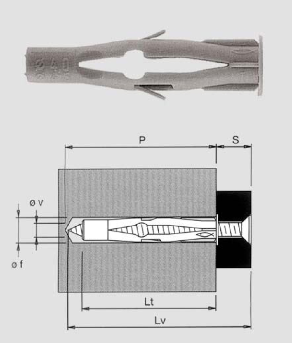 FISCHER FU  6X35 TASSELLO