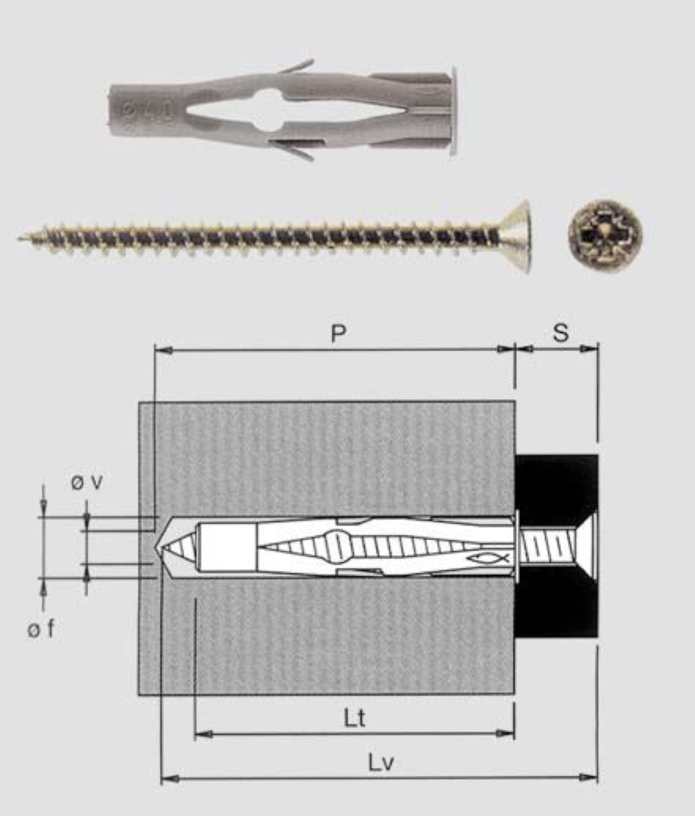 FISCHER FU  6X35 V TASSELLO