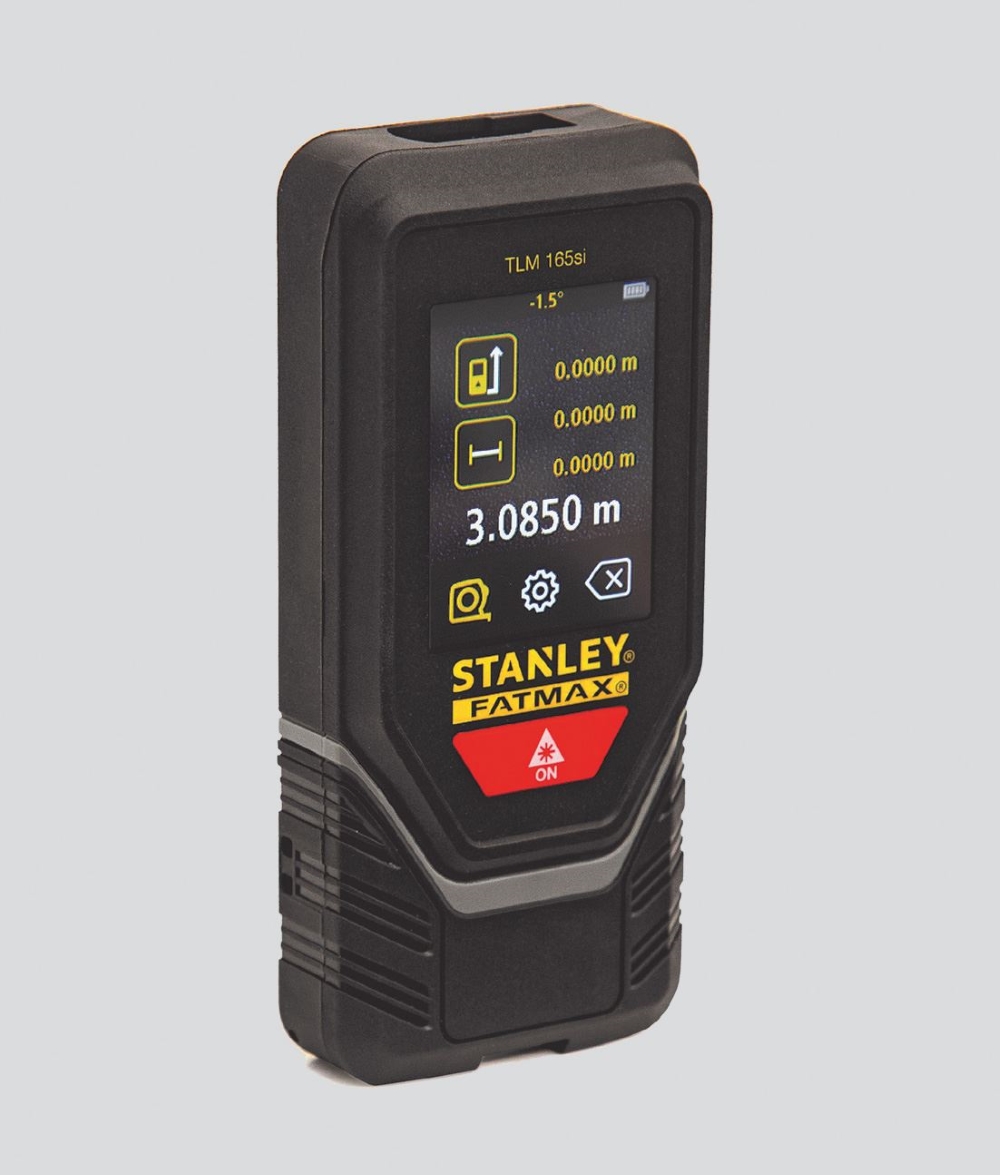 MISURATORE DISTANZE LASER STANLEY 165SI BLUETOOTH 60MT