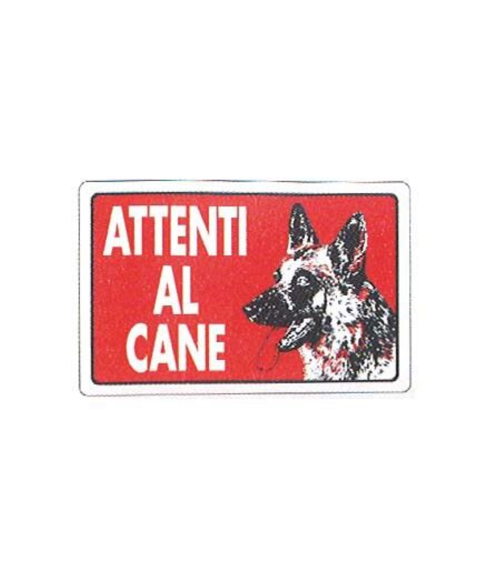 CARTELLO ATTENTI AL CANE