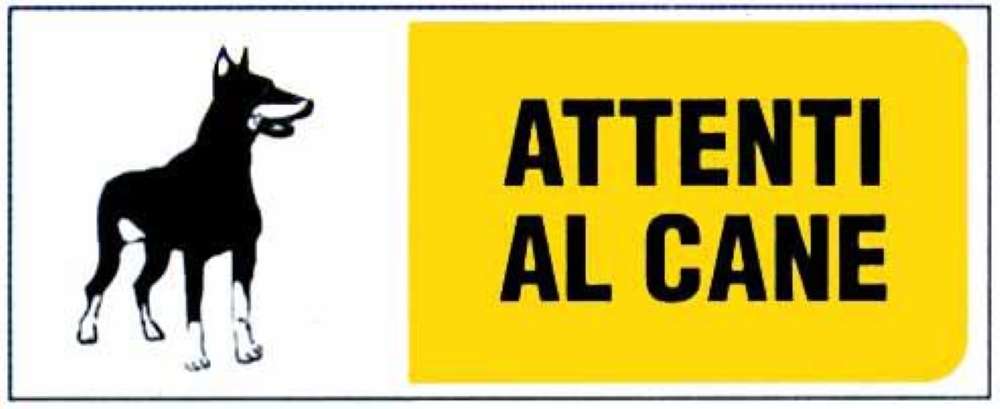 TARGA CEE POL."ATT/CANE"  31X14-121