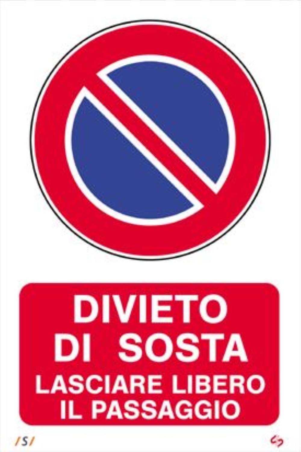 CARTELLO DIVIETO SOSTA