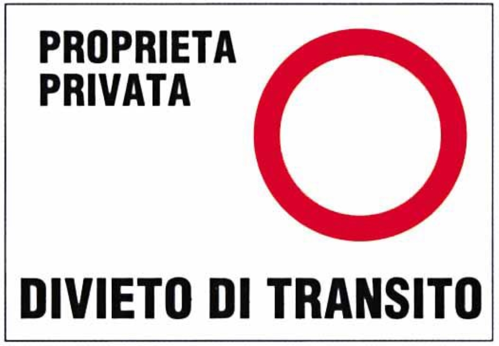 TARGA VIA POL."DIV/TRANSI"35X25-077