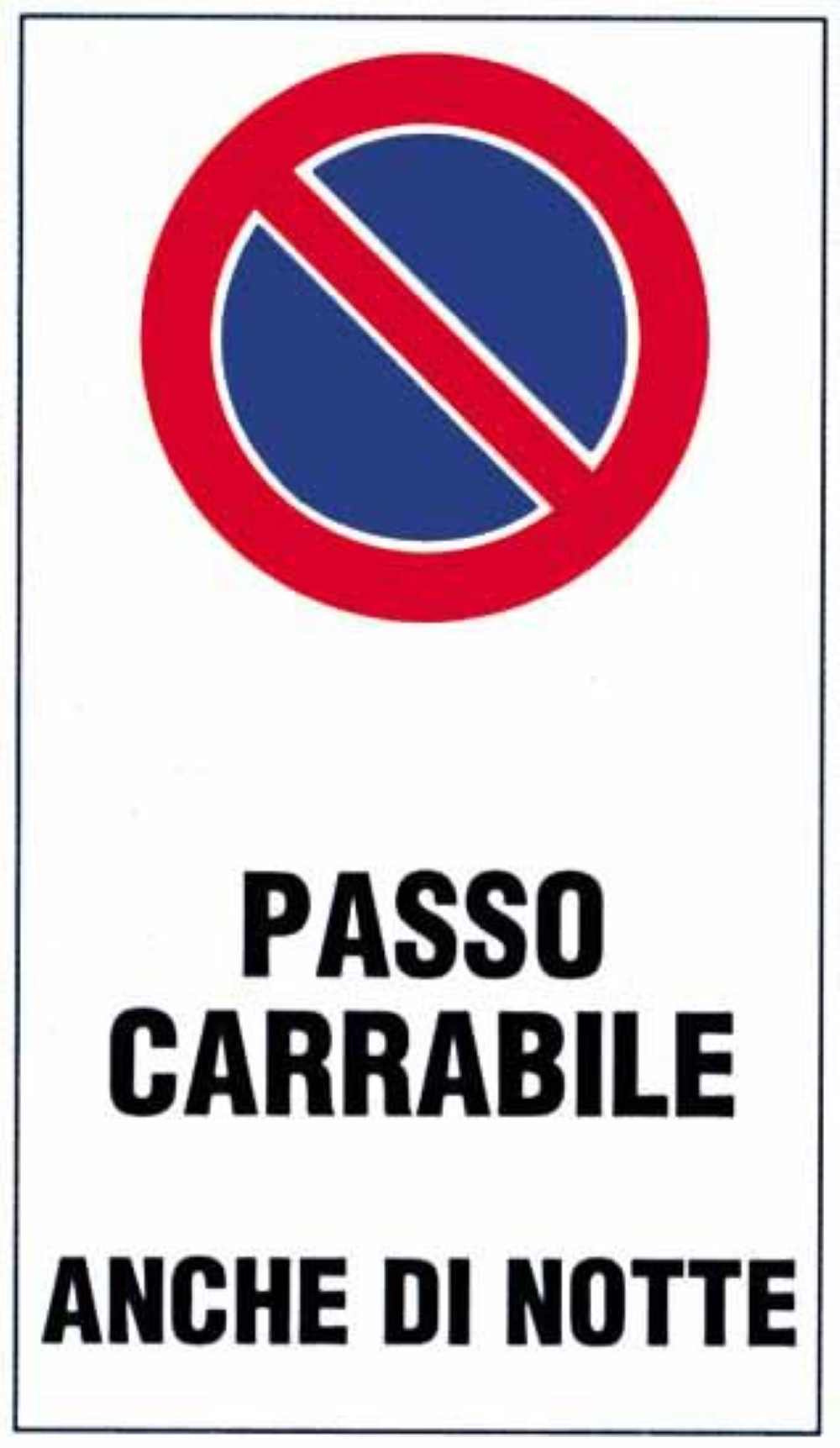 TARGA VIA POL."PASS/CARRA"25X45-159