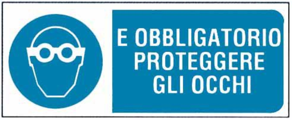 TARGA CEE POL."O/OCCHIALI"31X14-092