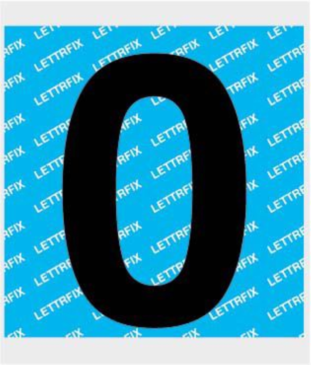 NUMERO'0'ADES.PLAST.H.100-BI.