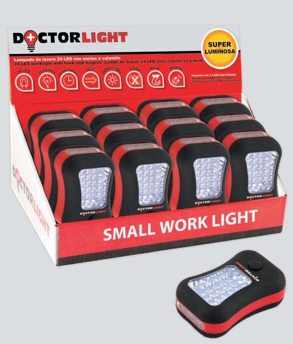 LAMPADA DA LAVORO 24LED DL101 SMALL WORK LIGHT