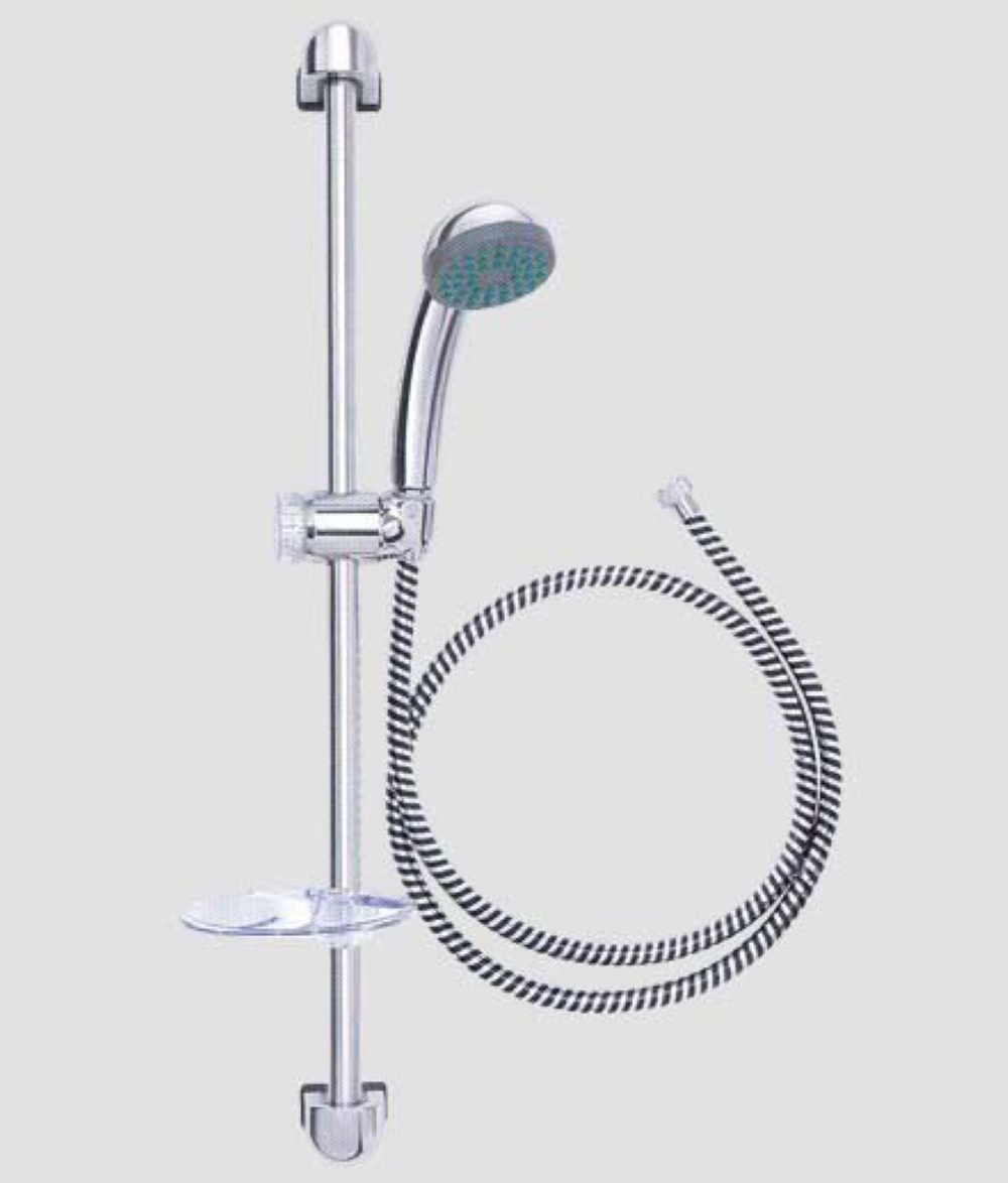 SALISCENDI CON DOCCIA 1 GETTO E PORTASAPONE