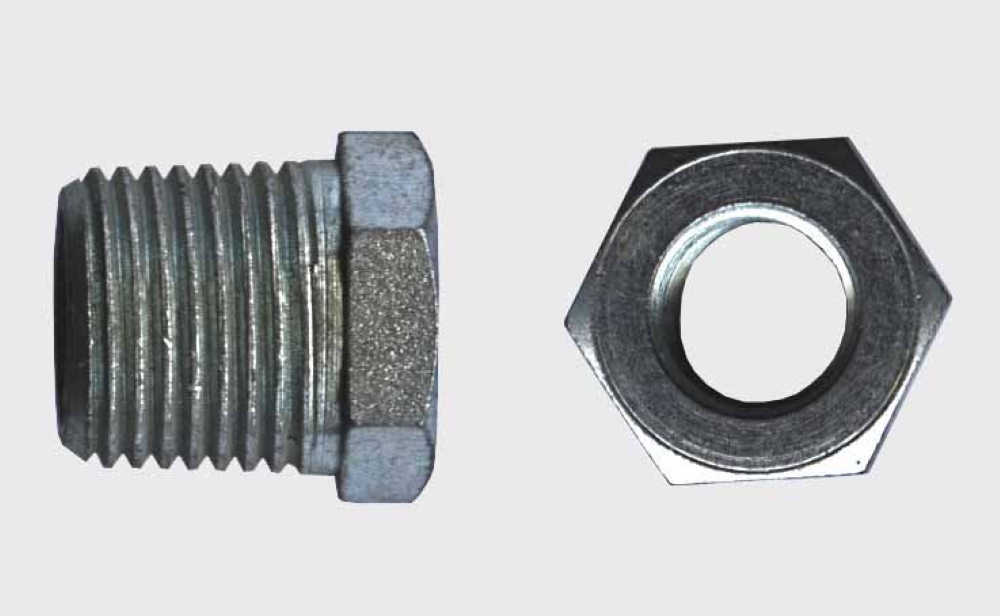 RIDUZIONE AC.ZINC.MF.1/4-1/8 F.241