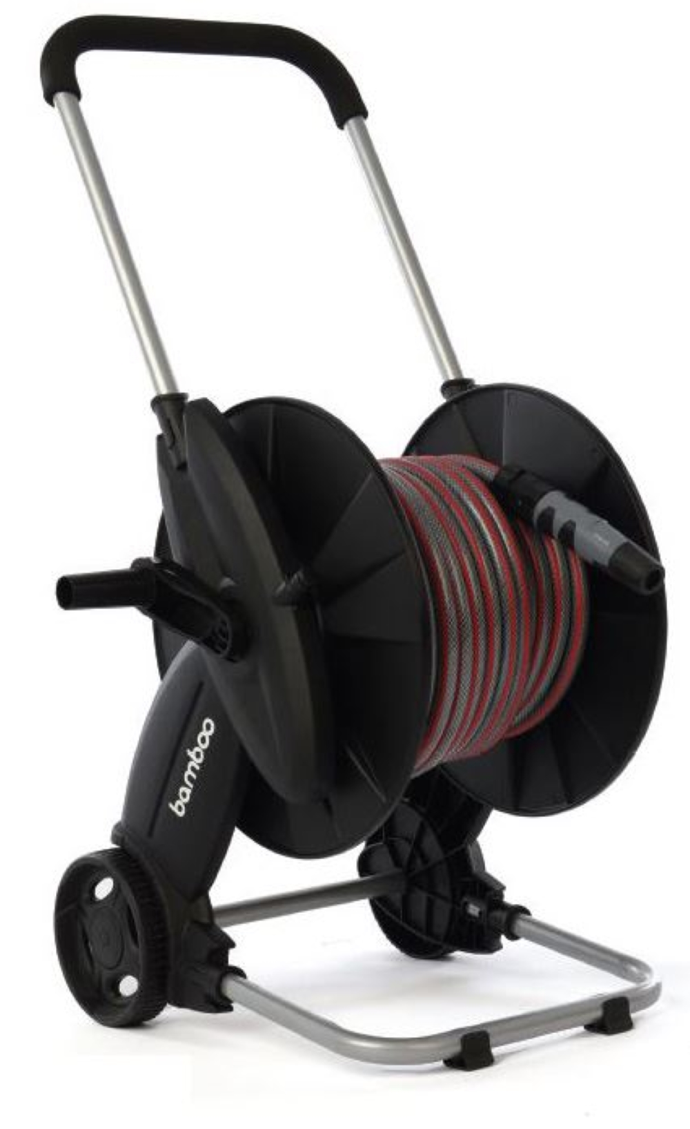 CARRELLO AVVOLGITUBO BAMBOO COMPLETO DI TUBO