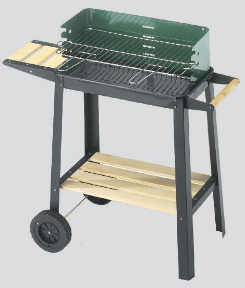 BARBECUE OMPAGRIL GREEN/W 50X25