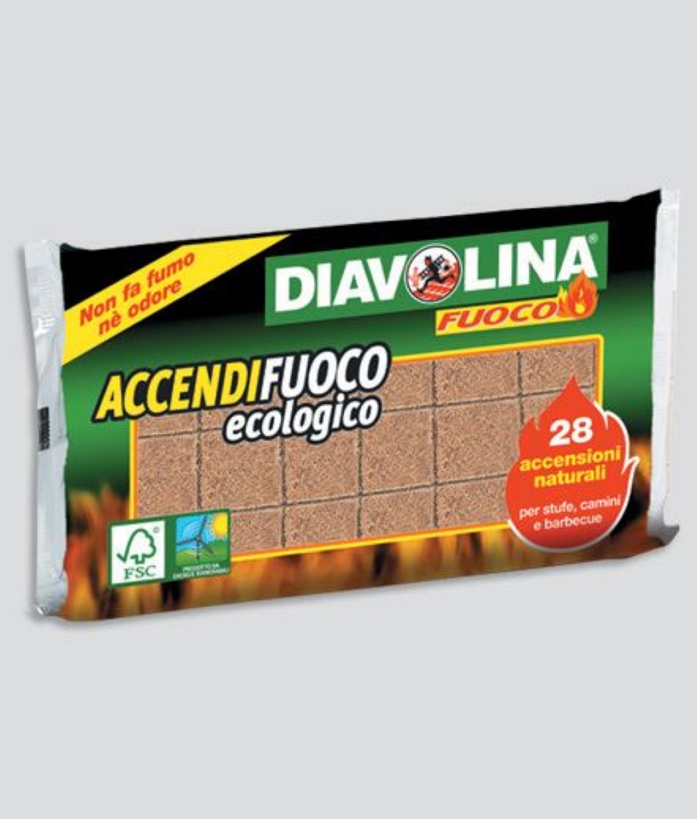 DIAVOLINA ACCENDIFUOCO NATURA 28 CUBI