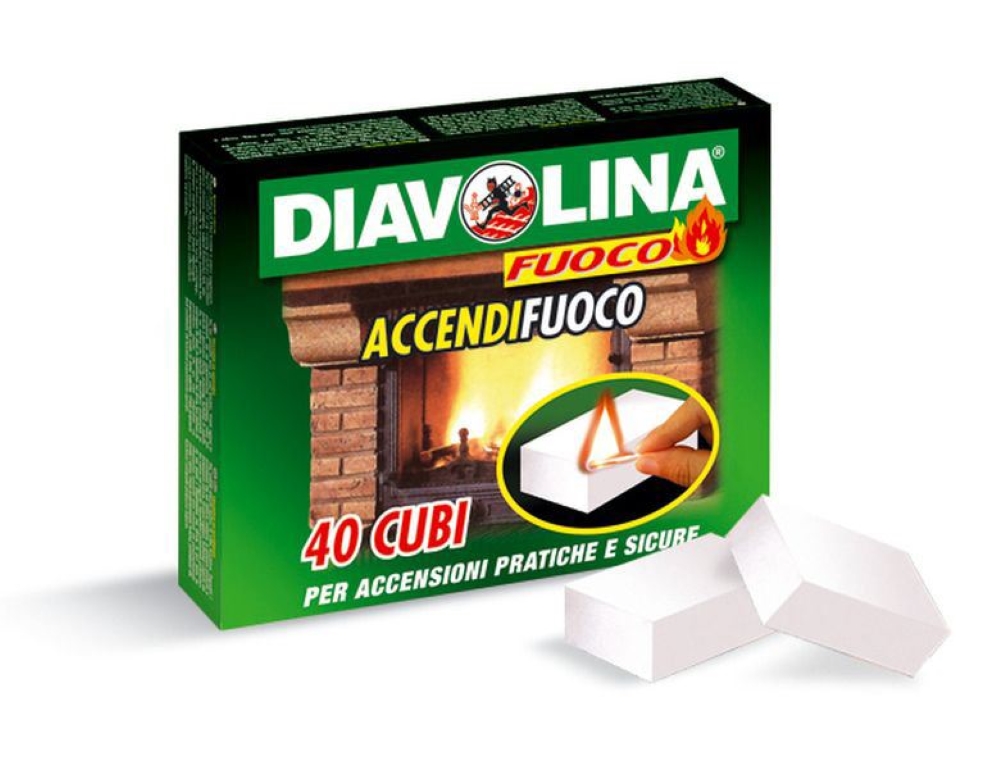 DIAVOLINA ACCENDIFUOCO 40 CUBETTI