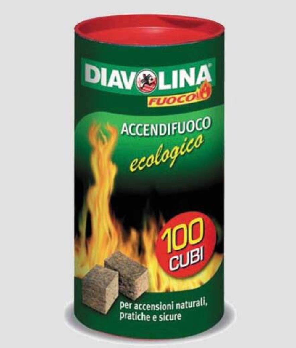 DIAVOLINA ACCENDIFUOCO NATURA 100 CUBI