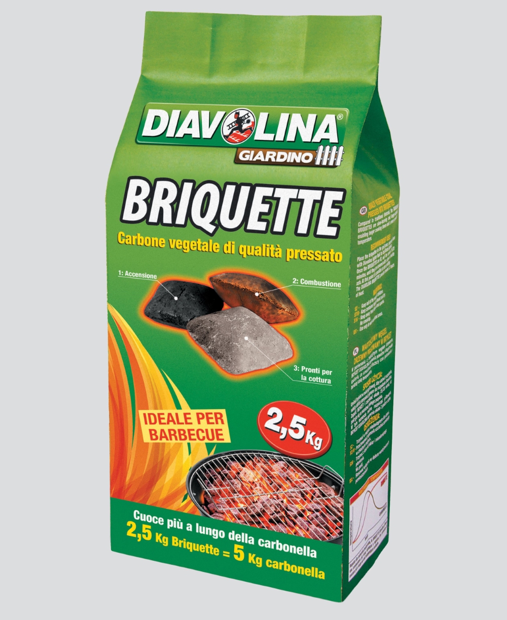 DIAVOLINA CARBONE VEGETALE KG.2,5