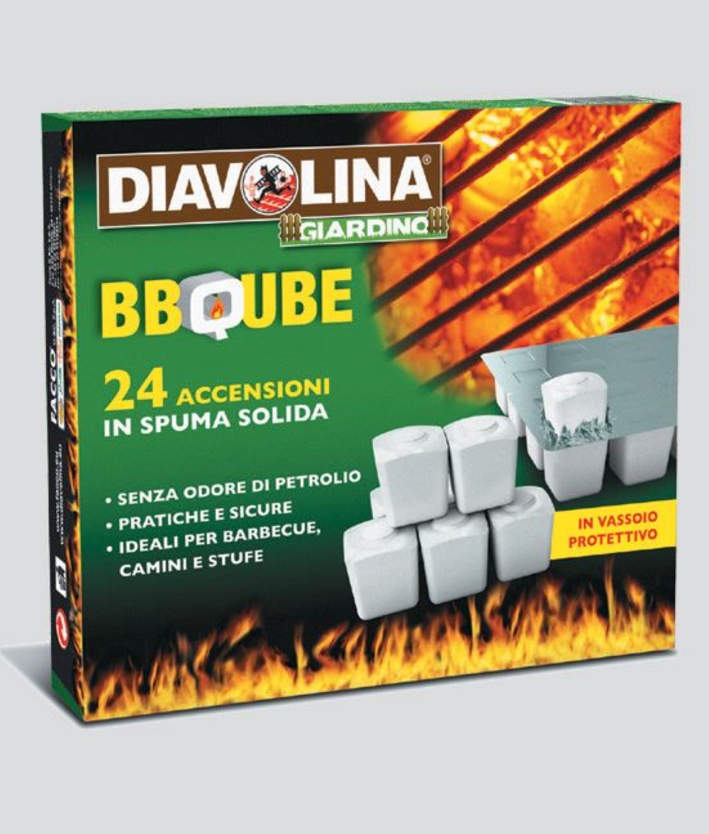 DIAVOLINA ACCENDIFUOCO SPUMA SOLIDA 24 CUBI