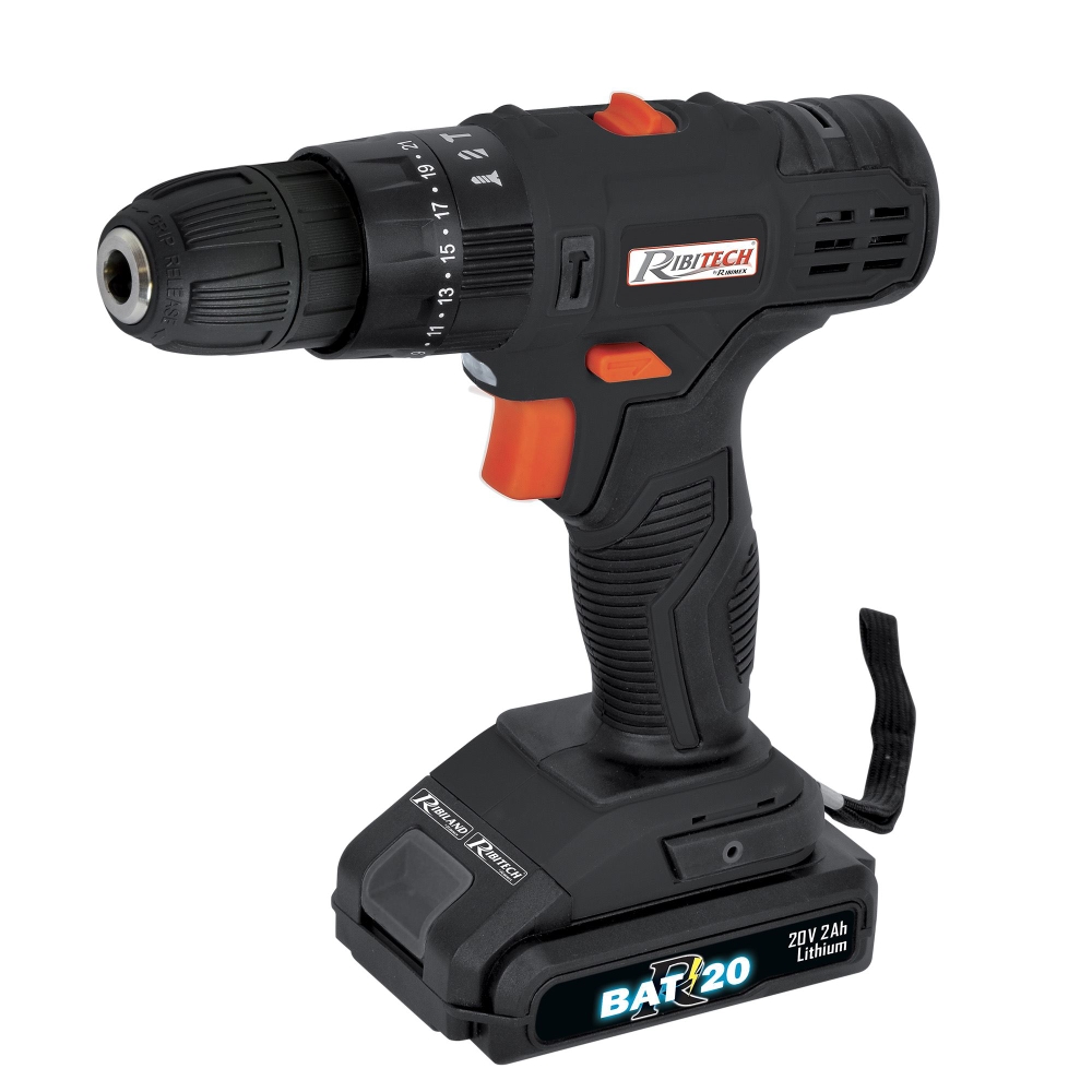 TRAPANO AVVITATORE A BATTERIA RIBITECH BAT20