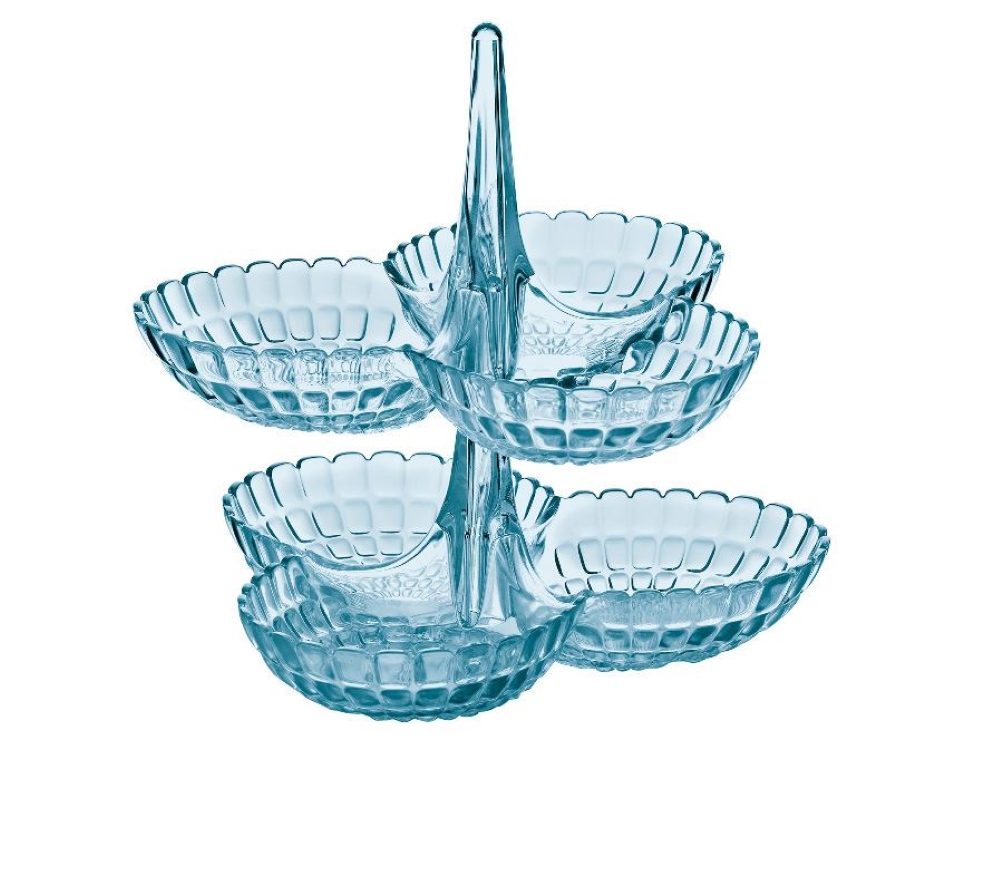 ANTIPASTIERE 2PZ.TIFFANY 199201.81 AZZURRO MARE