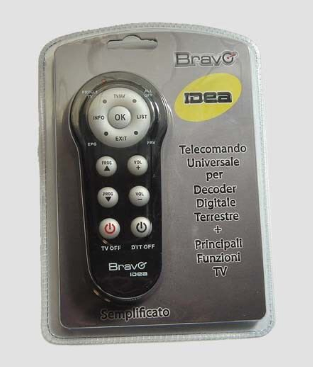 TELECOMANDO BRAVO IDEA UNIVERSAL SEMPLIFICATO