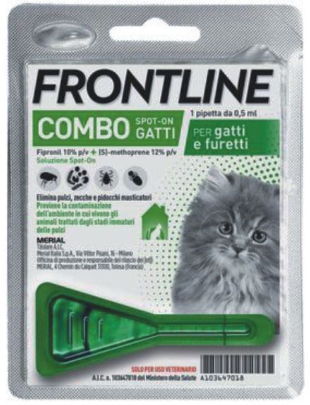 FRONTLINE COMBO GATTINI 1PIP. 09/19