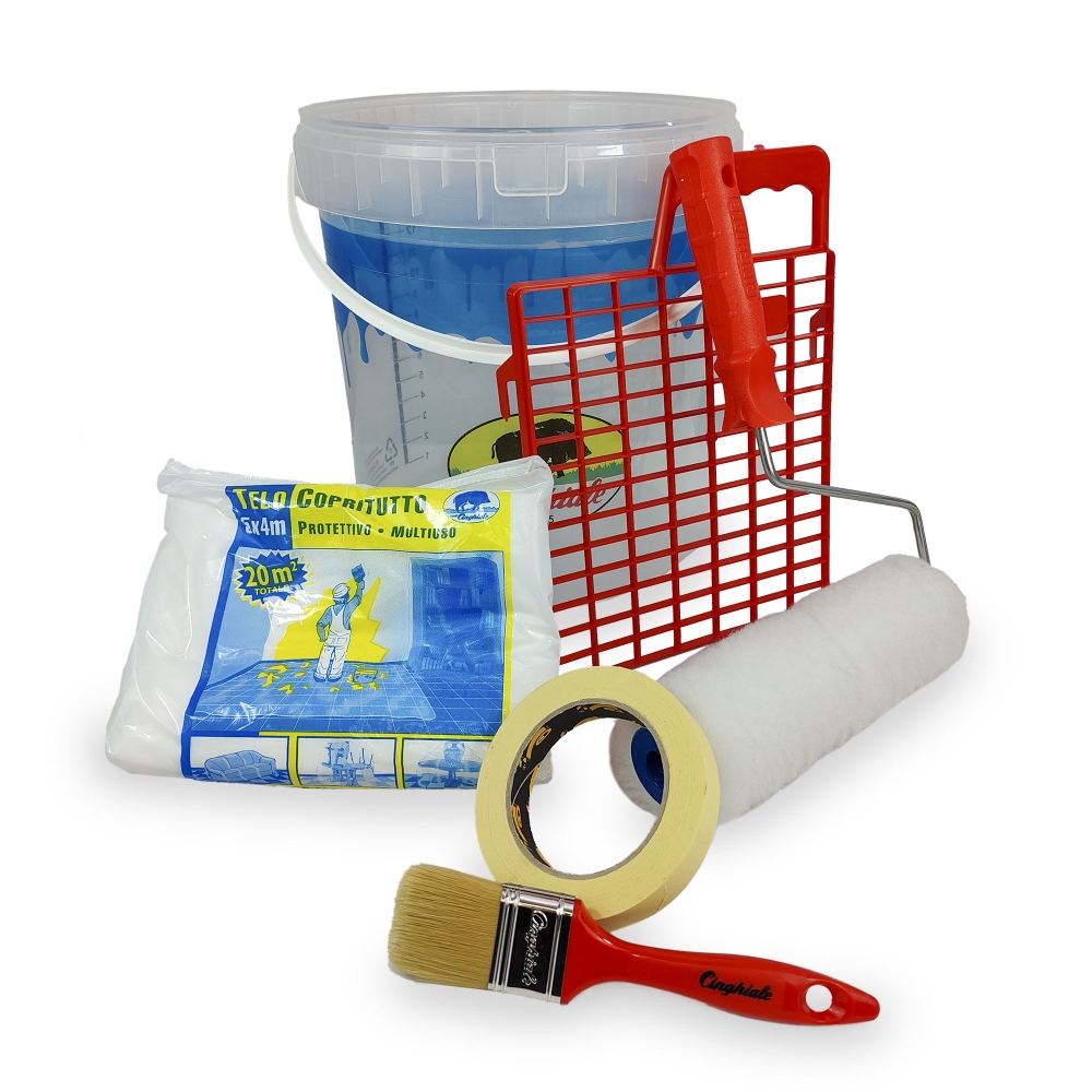KIT PRONTO PITTURA PENNELLI CINGHIALE