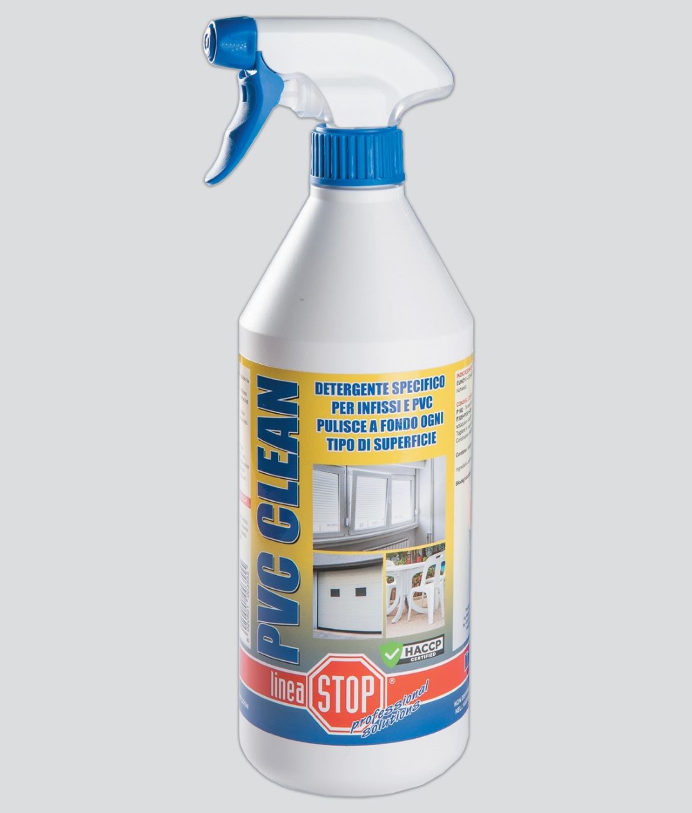 DETERGENTE PER INFISSI PVC CLEAN
