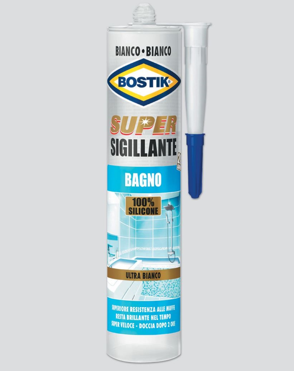 SIGILLANTE SUPER BAGNO ULTRA BIANCO BOSTIK